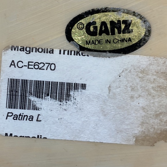 Ganz Magnolia Flower Ivory Ceramic Trinket Box NWT - Picture 4 of 13